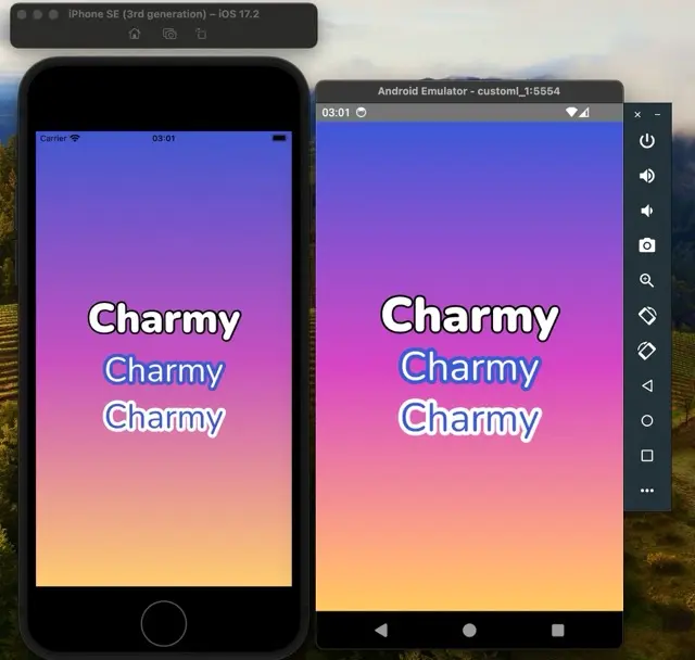 React Native Stroke Outline Text